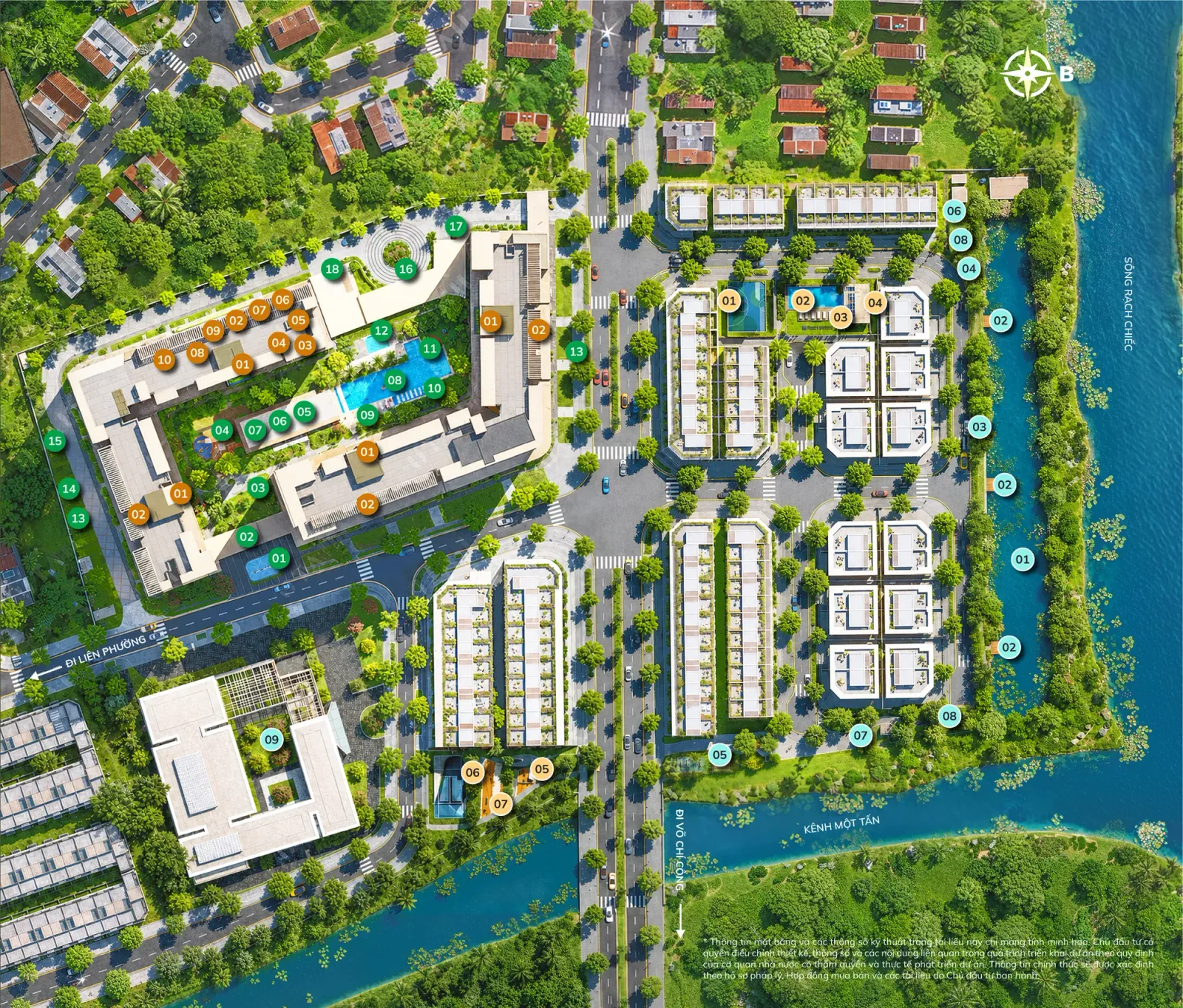 Tổng mặt bằng tiện ích Imperia Sensa Park