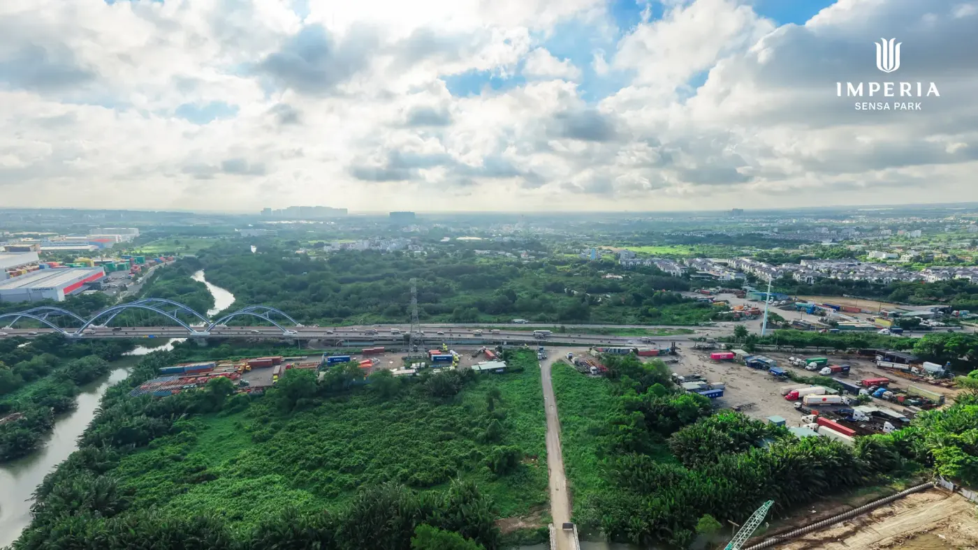 Hướng Đông từ độ cao tầng 25