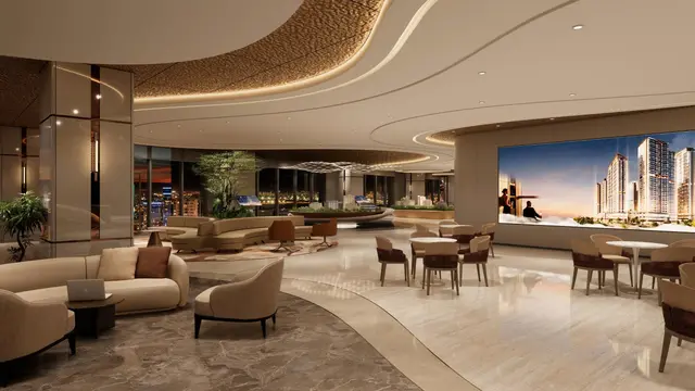 Sales Gallery, góc nhìn ra thành phố